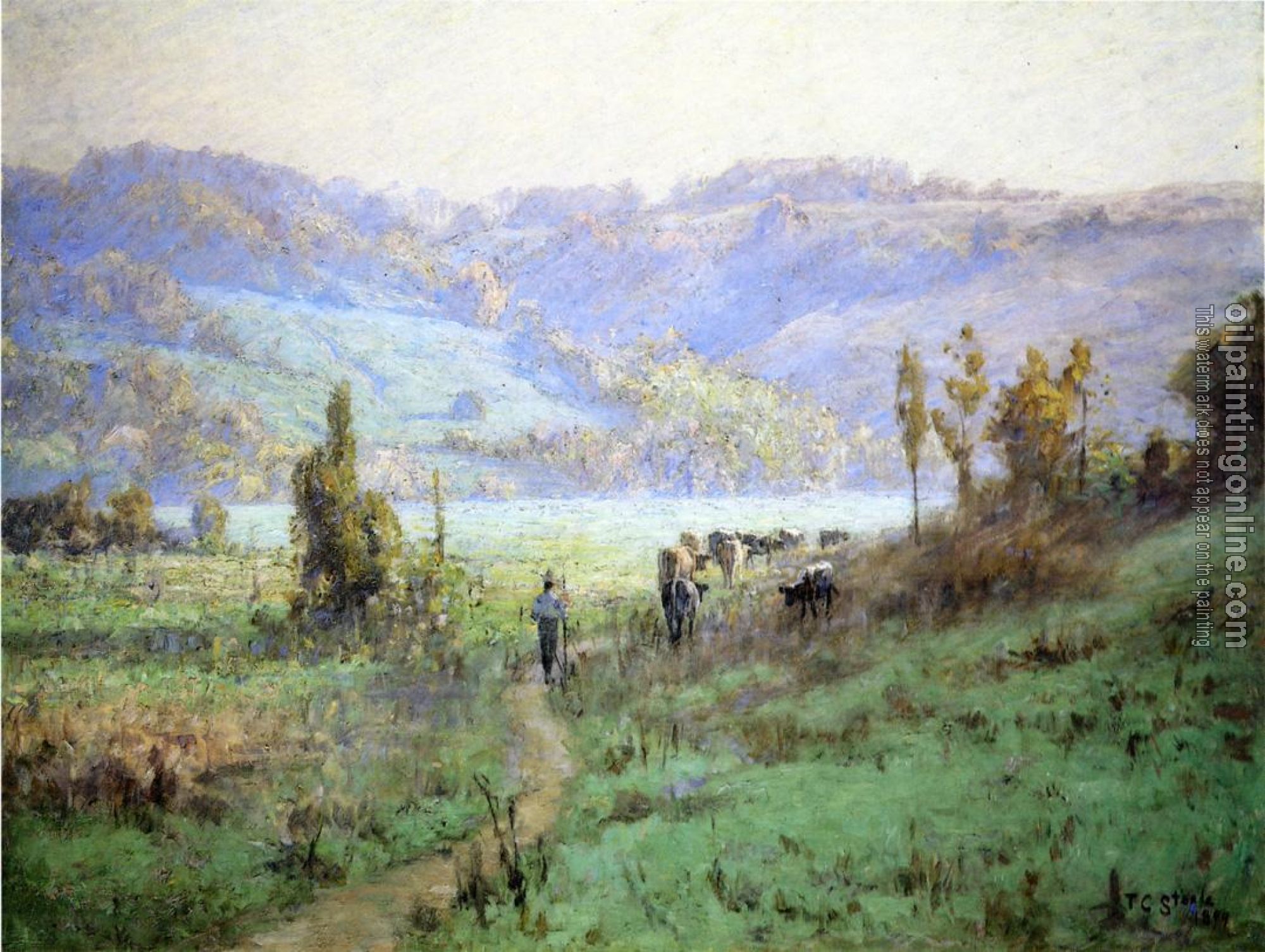 Steele, Theodore Clement - In the Whitewater Valley near Metamora